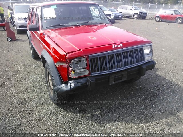 1J4FT28S0PL604623 - 1993 JEEP CHEROKEE RED photo 6