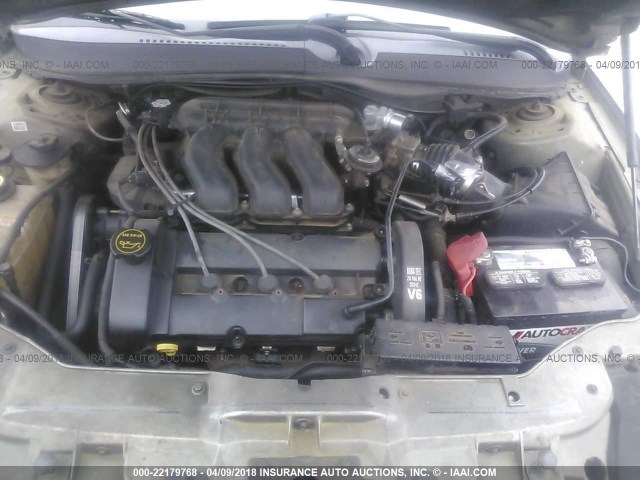 1FAFP55S92A227056 - 2002 FORD TAURUS SES GRAY photo 10