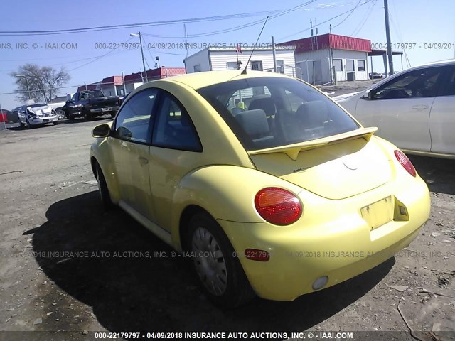 3VWBK21C94M403322 - 2004 VOLKSWAGEN NEW BEETLE GL 黄色 照片 3