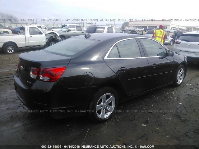 1G11B5SLXEF137995 - 2014 CHEVROLET MALIBU LS 黑色 照片 4