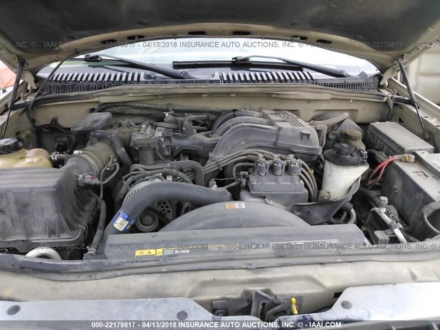 1FMZU73K44UB21237 - 2004 FORD EXPLORER XLT/XLT SPORT/NBX 金色 照片 10