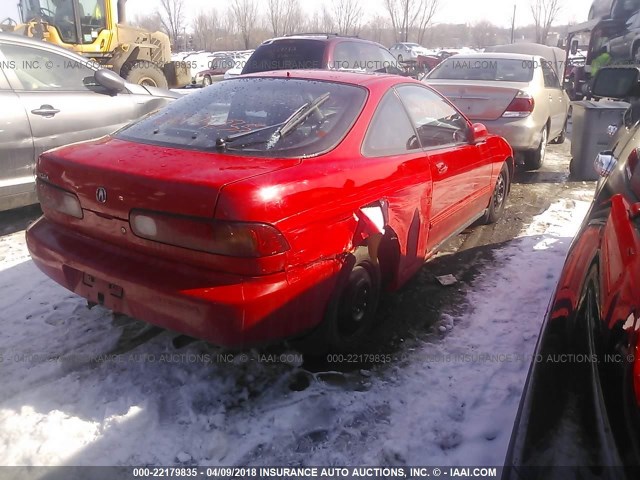 JH4DC4353RS050379 - 1994 ACURA INTEGRA LS RED photo 4