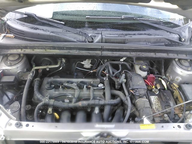 JTLKT334164032901 - 2006 TOYOTA SCION XB ვერცხლისფერი ფოტო 10