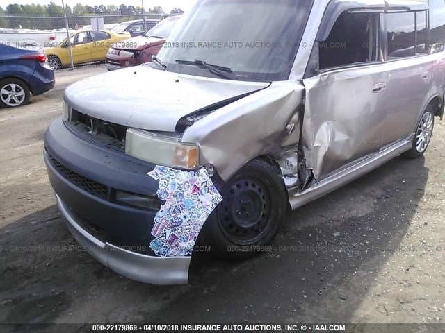 JTLKT334164032901 - 2006 TOYOTA SCION XB ვერცხლისფერი ფოტო 6