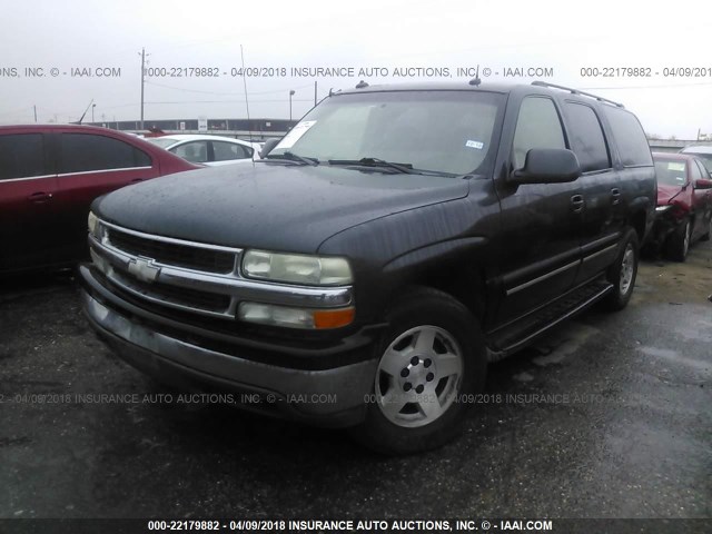 1GNFK16Z93J137251 - 2003 CHEVROLET SUBURBAN K1500 GREEN photo 2