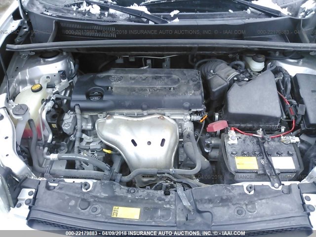 JTLZE4FE8CJ009163 - 2012 TOYOTA SCION XB SILVER photo 10
