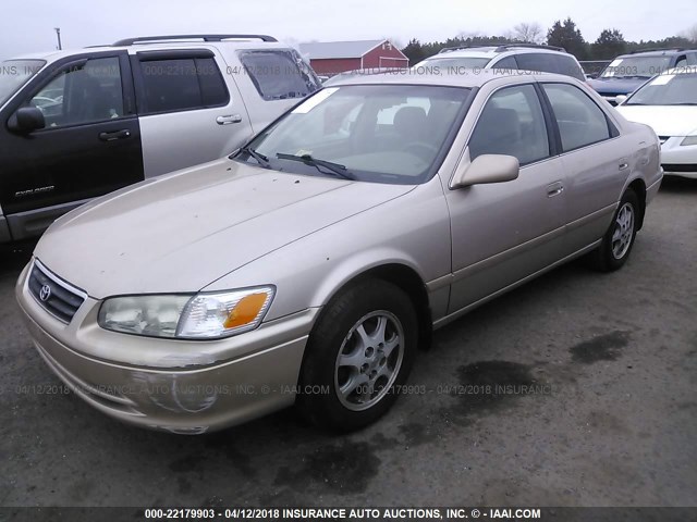 4T1BG22K01U818882 - 2001 TOYOTA CAMRY CE/LE/XLE 金色 照片 2