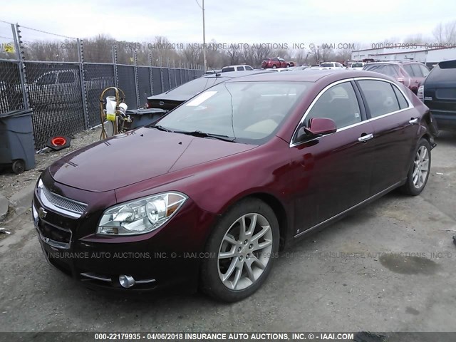 1G1ZK57B69F115775 - 2009 CHEVROLET MALIBU LTZ 栗色 照片 2