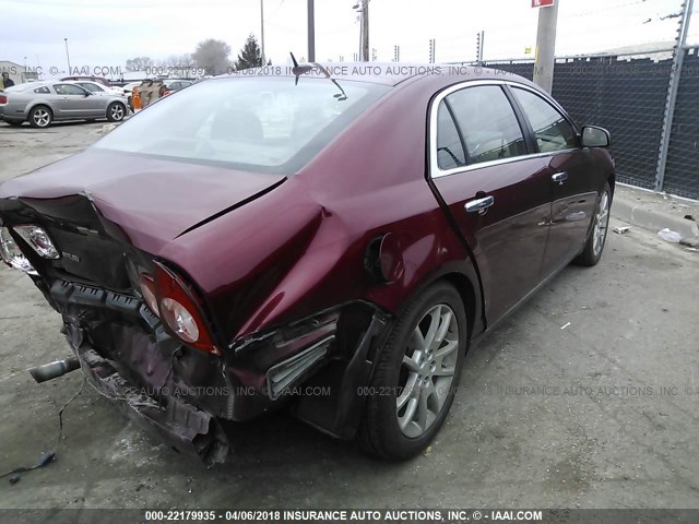 1G1ZK57B69F115775 - 2009 CHEVROLET MALIBU LTZ 栗色 照片 4