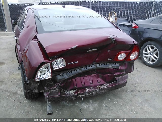 1G1ZK57B69F115775 - 2009 CHEVROLET MALIBU LTZ 栗色 照片 6