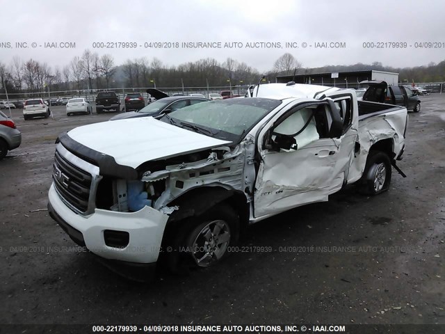 1GTH5BEA2G1281935 - 2016 GMC CANYON WHITE photo 2