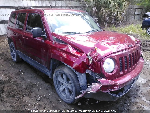 1C4NJPBA4FD349763 - 2015 JEEP PATRIOT SPORT MAROON photo 1