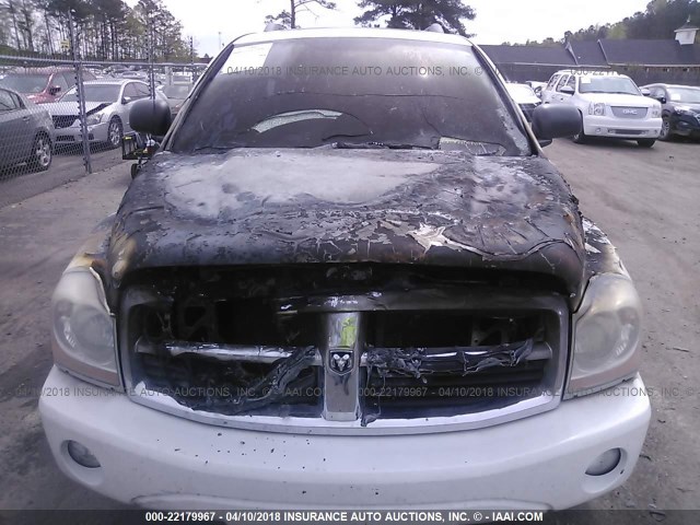 1D8HB58D64F227814 - 2004 DODGE DURANGO LIMITED WHITE photo 6