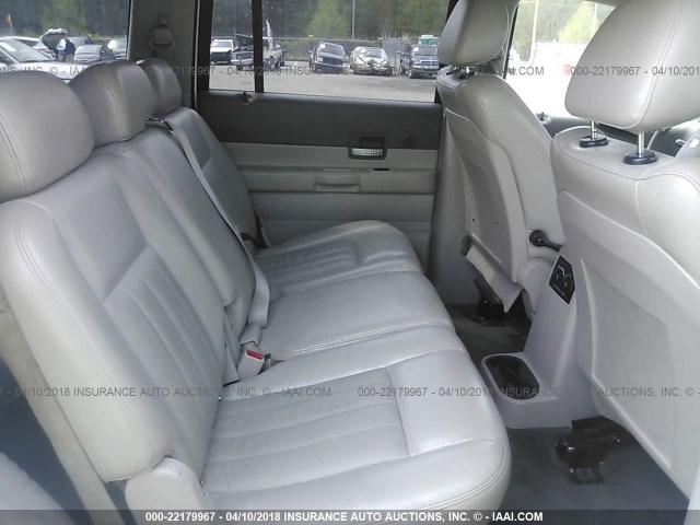 1D8HB58D64F227814 - 2004 DODGE DURANGO LIMITED WHITE photo 8