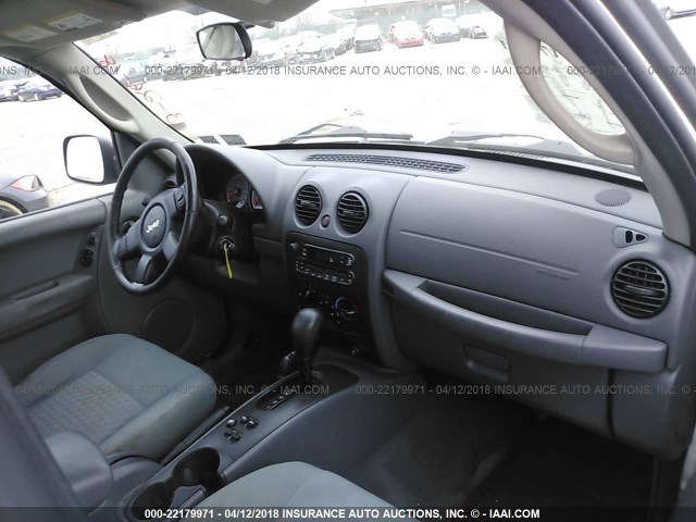 1J4GL48K75W501999 - 2005 JEEP LIBERTY SPORT 白色 照片 5