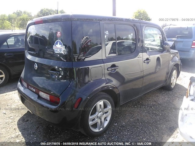 JN8AZ28R89T124929 - 2009 NISSAN CUBE S/SL BLACK photo 4