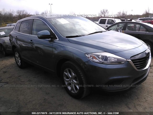 JM3TB2BA3E0439829 - 2014 MAZDA CX-9 SPORT BLUE photo 1