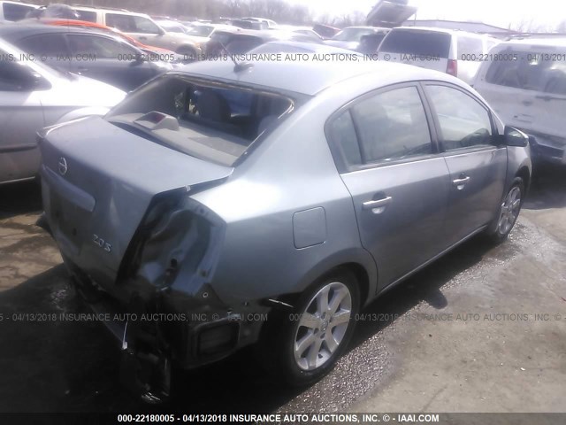 3N1AB61E67L656523 - 2007 NISSAN SENTRA 2.0/2.0S/2.0SL GRAY photo 4