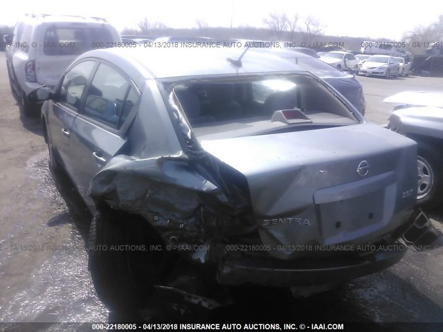 3N1AB61E67L656523 - 2007 NISSAN SENTRA 2.0/2.0S/2.0SL GRAY photo 6