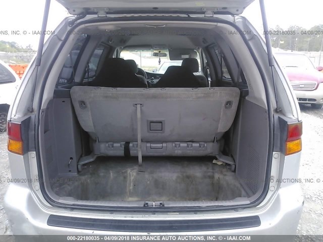 5FNRL18542B009437 - 2002 HONDA ODYSSEY LX SILVER photo 8