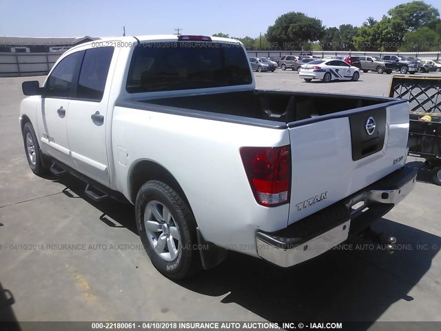 1N6AA0ED7AN324805 - 2010 NISSAN TITAN XE/SE/LE WHITE photo 3