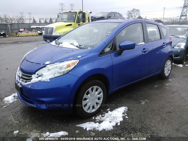 3N1CE2CP7GL389349 - 2016 NISSAN VERSA NOTE S/S PLUS/SV/SL/SR BLUE photo 2