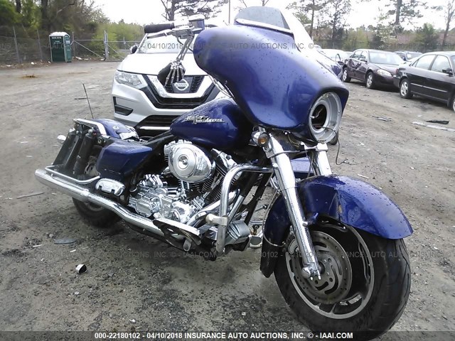 1HD1KBW186Y606780 - 2006 HARLEY-DAVIDSON FLHXI BLUE photo 1