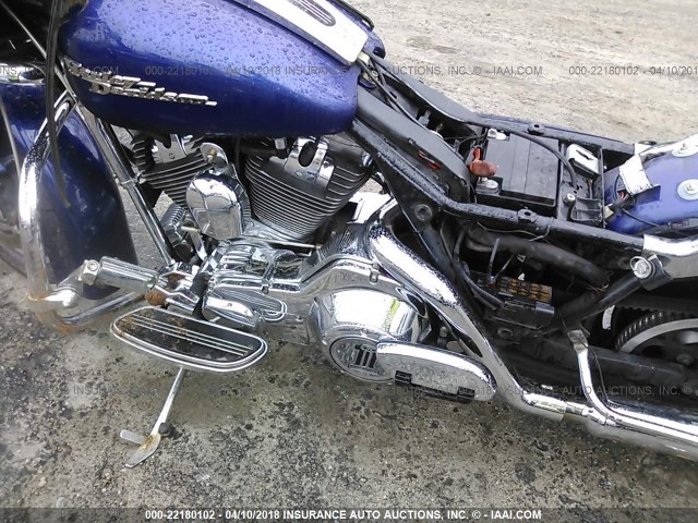 1HD1KBW186Y606780 - 2006 HARLEY-DAVIDSON FLHXI BLUE photo 9