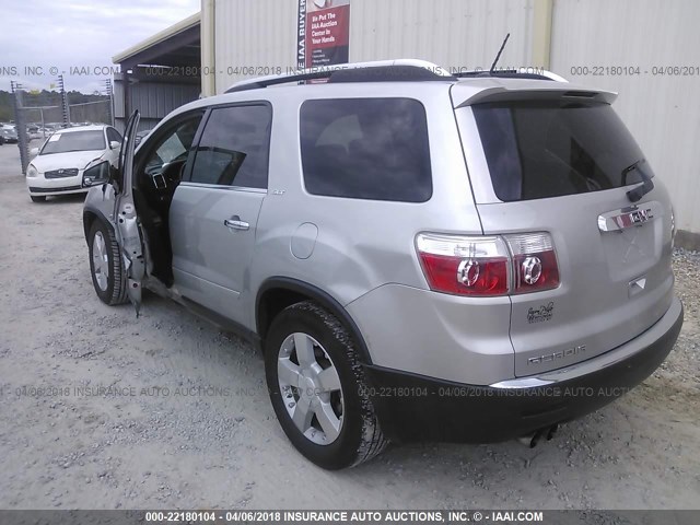 1GKER33798J226389 - 2008 GMC ACADIA SLT-2 SILVER photo 3