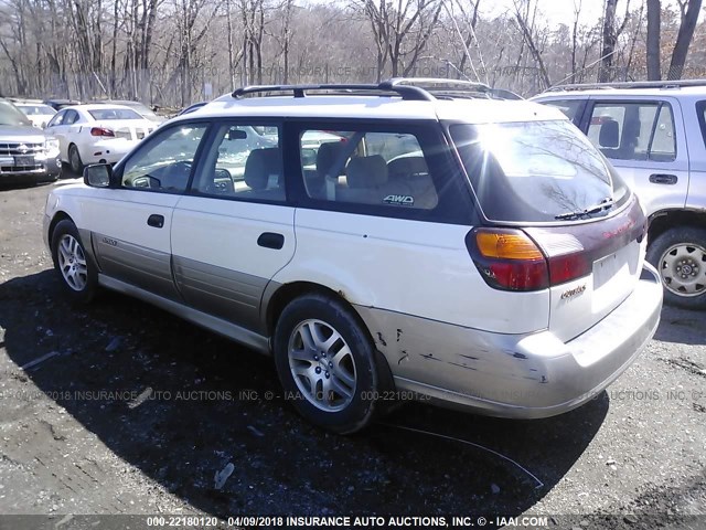 4S3BH675437630427 - 2003 SUBARU LEGACY OUTBACK AWP 白色 照片 3