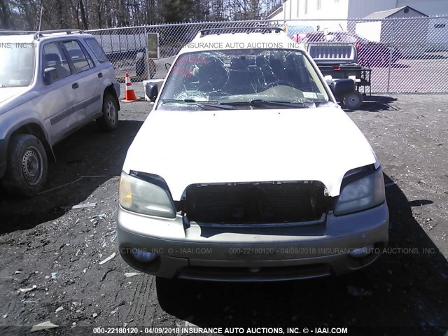 4S3BH675437630427 - 2003 SUBARU LEGACY OUTBACK AWP 白色 照片 6