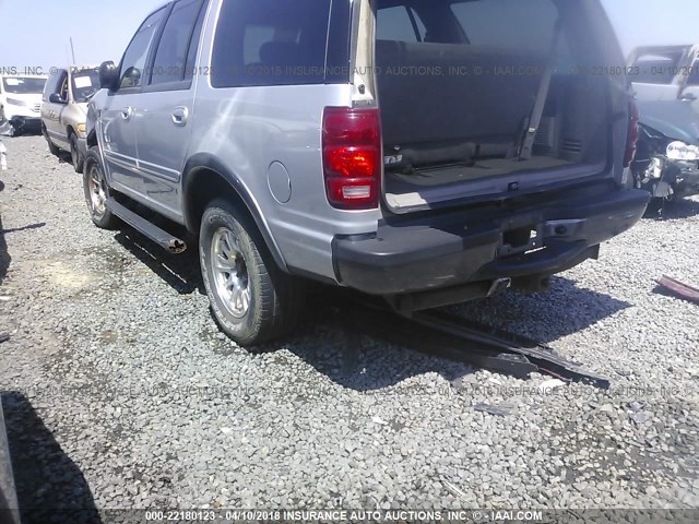 1FMPU16L7YLC35351 - 2000 FORD EXPEDITION XLT GRAY photo 3