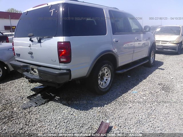 1FMPU16L7YLC35351 - 2000 FORD EXPEDITION XLT GRAY photo 4