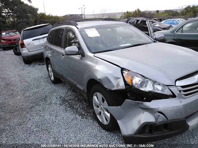 4S4BRCKC8B3424059 - 2011 SUBARU OUTBACK 2.5I LIMITED BLACK photo 6