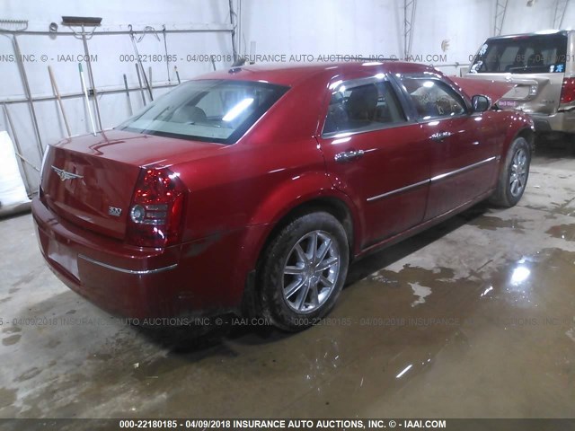 2C3CK5CV8AH331194 - 2010 CHRYSLER 300 TOURING RED photo 4