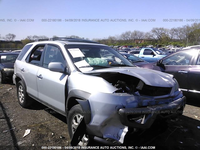 2HNYD18691H509095 - 2001 ACURA MDX TOURING SILVER photo 1