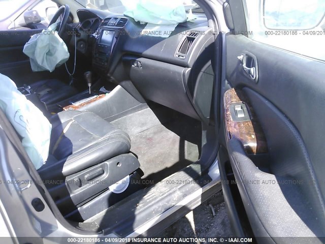 2HNYD18691H509095 - 2001 ACURA MDX TOURING SILVER photo 5