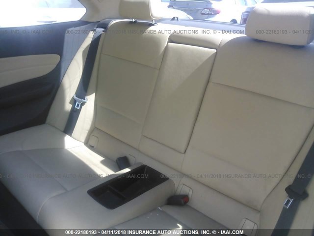 WBAUP7C56BVK79356 - 2011 BMW 128 I GRAY photo 8