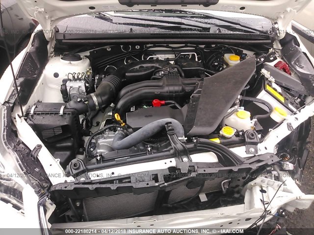 JF2GPABC2G8342828 - 2016 SUBARU CROSSTREK PREMIUM Ақ фото 10