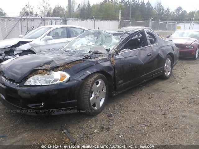 2G1WL16C069311797 - 2006 CHEVROLET MONTE CARLO SS 黑色 照片 2