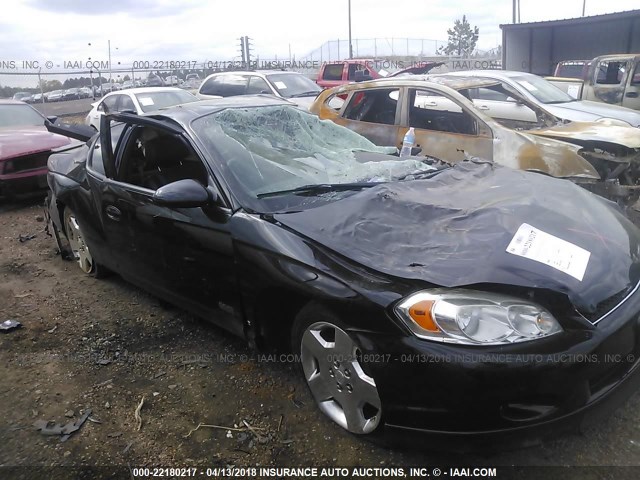 2G1WL16C069311797 - 2006 CHEVROLET MONTE CARLO SS BLACK photo 6