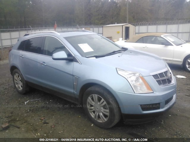 3GYFNAEY4BS619433 - 2011 CADILLAC SRX LUXURY COLLECTION Light Blue photo 1