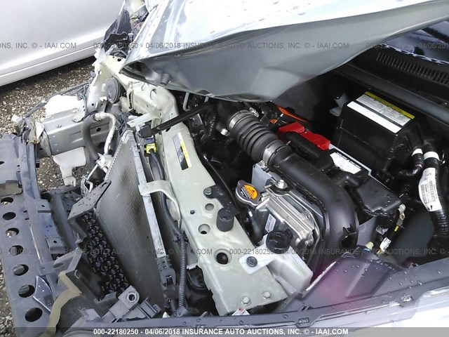 3N1CE2CPXFL358594 - 2015 NISSAN VERSA NOTE S/S PLUS/SV/SL/SR GRAY photo 10