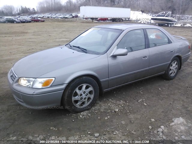 4T1BG22K71U096620 - 2001 TOYOTA CAMRY CE/LE/XLE GRAY photo 2