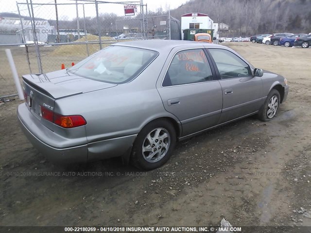 4T1BG22K71U096620 - 2001 TOYOTA CAMRY CE/LE/XLE GRAY photo 4