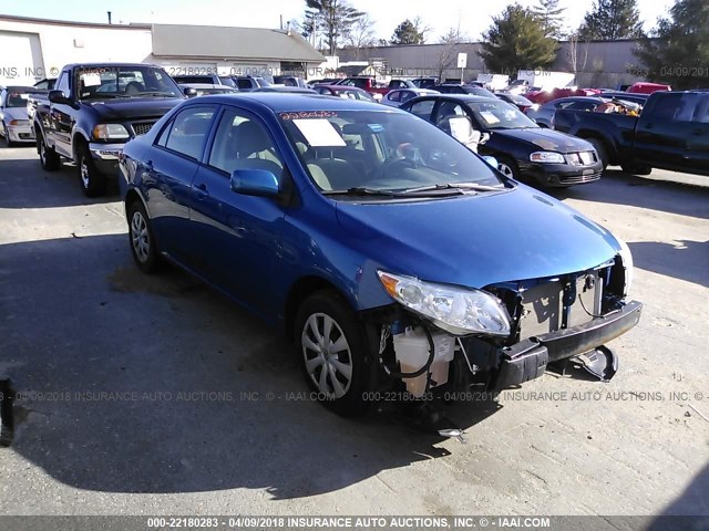 JTDBL40EX9J049989 - 2009 TOYOTA COROLLA LE/XLE BLUE photo 1