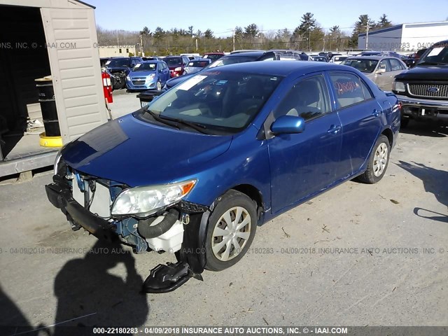 JTDBL40EX9J049989 - 2009 TOYOTA COROLLA LE/XLE BLUE photo 2