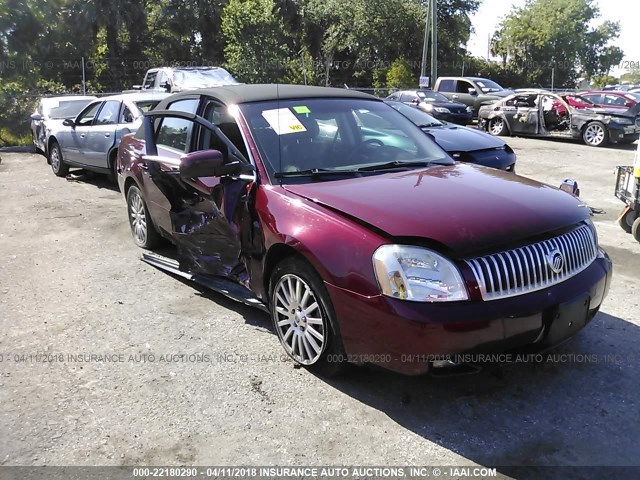 1MEFM43165G613540 - 2005 MERCURY MONTEGO PREMIER RED photo 1