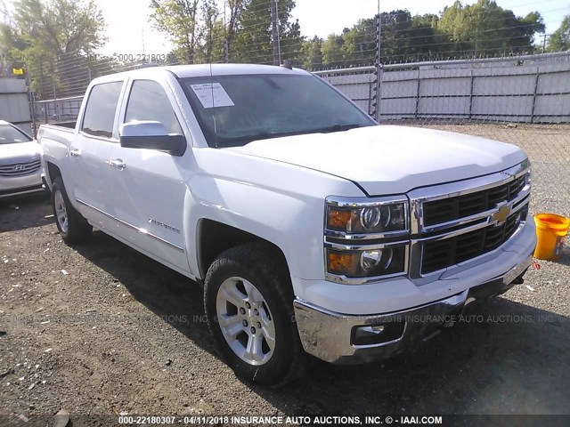 3GCUKSEC8EG366639 - 2014 CHEVROLET SILVERADO K1500 LTZ WHITE photo 1