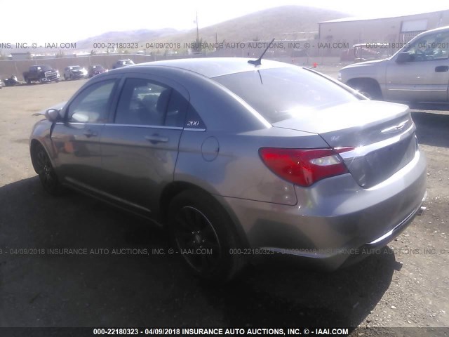 1C3CCBBB7DN597160 - 2013 CHRYSLER 200 TOURING GRAY photo 3